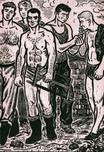 golden-fliesst-der-stahl_karl-gruenberg_volksbuehne-programmheft_edit.jpg Golden fliesst der Stahl - Volksbühne - Programmheft 1995