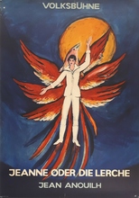 jeanne-oder-die-lerche_hans-joachim-martens_1966.jpg Jeanne oder Die Lerche - Volksbühne - Poster