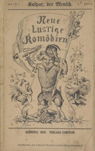 Kaspar der Mensch - Cover